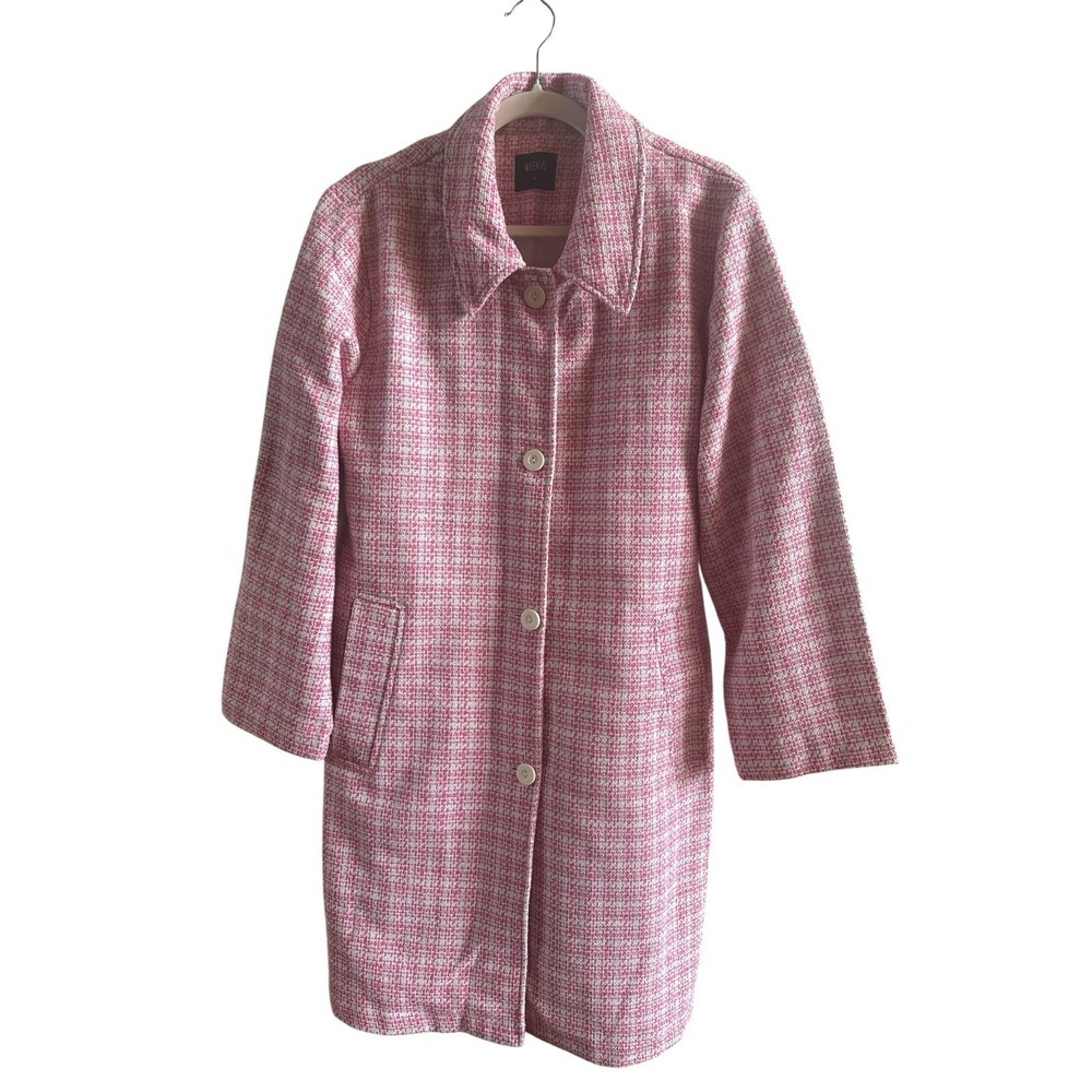 Week & Retro‎ Pink White Tweed Size Extra Large Coat Legally Blonde